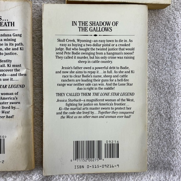 Vintage Lone Star Action Western Romance Novel x5 - Picture 12 of 16